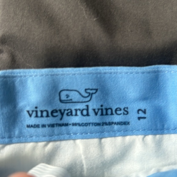 Vineyard Vines Boys’ Breaker Shorts; Hull Blue/12 - Picture 3 of 3